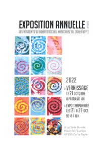 Exposition de peintures des résidents du FAM du Carla Bayle